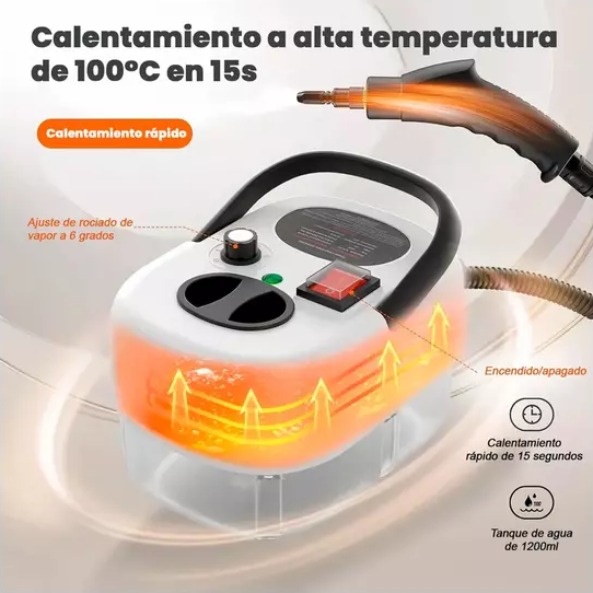 Vaporizador PowerClean 2500 W